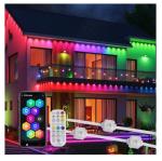Smart Rainbow Color Changing LED Eaves Lights for Colorful Christmas House