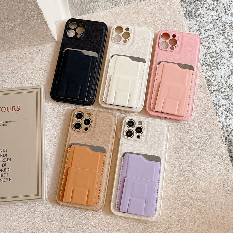 PU Leather Phone Cases for iphone 11 pro max 11 12 13 14 15 and With Holder