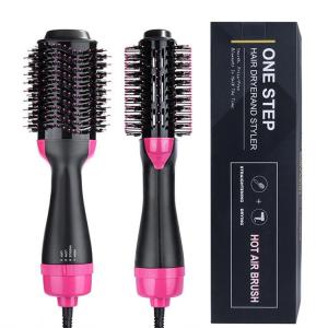 Wholesale 3 In 1 Electric Hot Air Brush One Step Ceramic Ion Brush from china suppliers