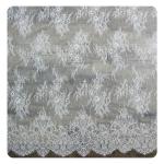 Embroidered Nylon Eyelash Lace Trim Shorts / Embroidered Lace Fabric