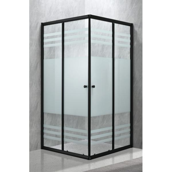 Customizable Square Shower Enclosures With Frosted Printing Glass For Modern