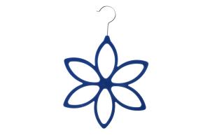 Wholesale Flower Shaped Infant Velvet Hangers , 29cm Kids Flocked Hangers from china suppliers