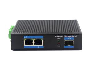 Wholesale OPK-4500-1GX2GT 10/100/1000Base-TX (PoE) to 1000Base-FX Industrial Media Converter from china suppliers