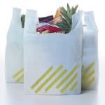PLA Compostable Biodegradable Cellulose Bags Tshirt For Supermarket