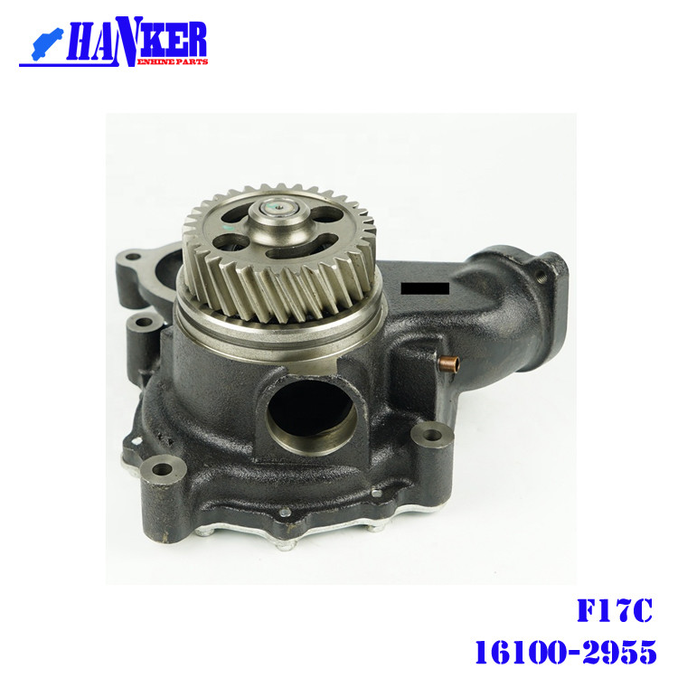 Excavator Truck Diesel 16100-2955 Water Pump Hino F17C Engine Spare Parts