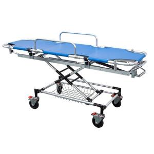 Wholesale Aluminum Alloy Emergency Hospital Bed Blue Emergency Stretcher Bed from china suppliers