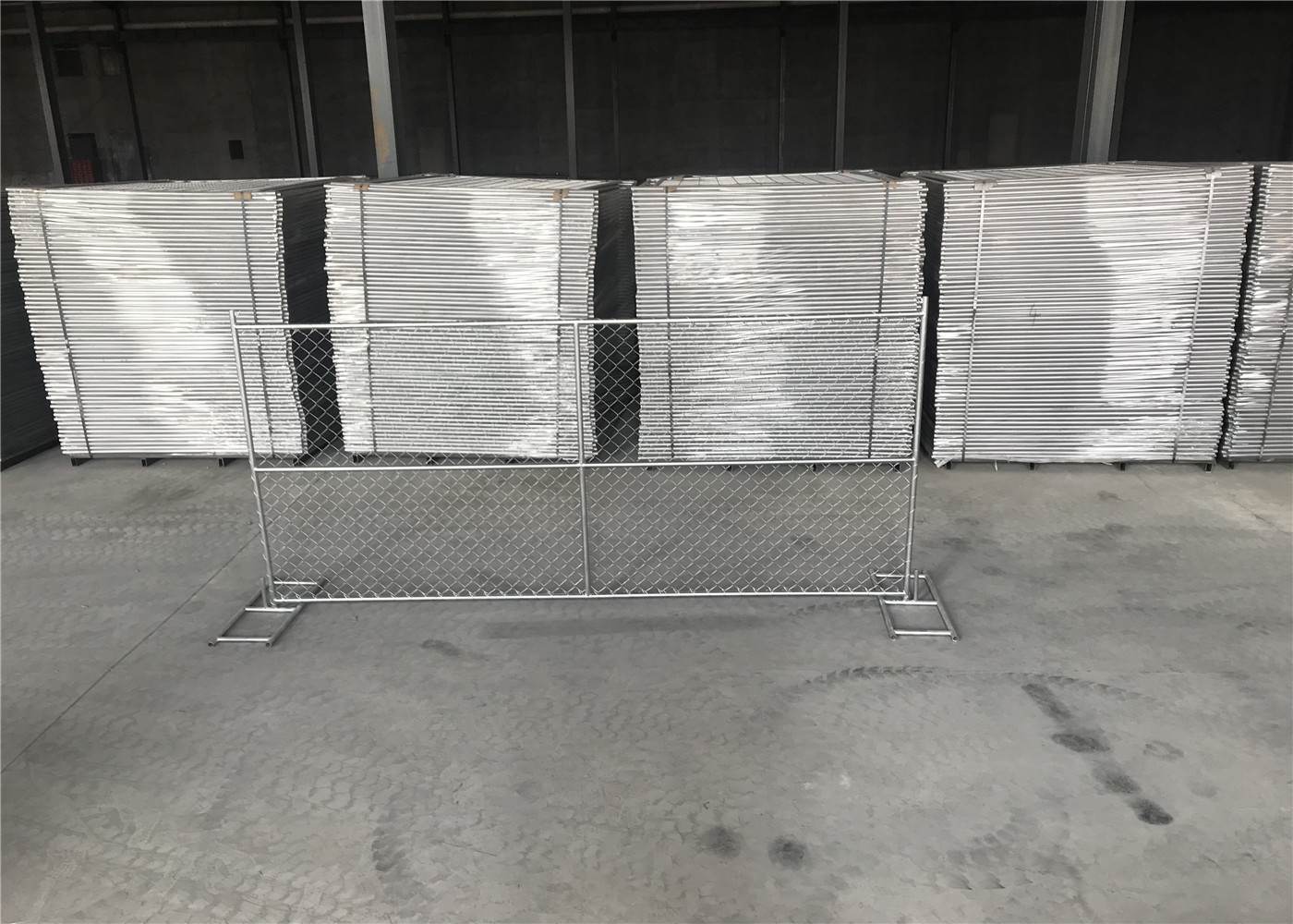 Chain Link Fence Panels 6' x 14' cross brace mesh 57mm x 57mm x 2.8mm wire tube 1½"(38mm) x 16 gague