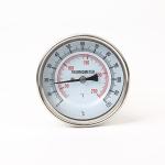 Heat Transfer 100mm Bimetal Thermometer Temperature Gauge Stainless Steel