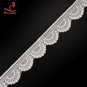 Wholesale 4.5cm Idth Stretch Trim Embroidery Lace Trim Water Soluble For Underwear from china suppliers