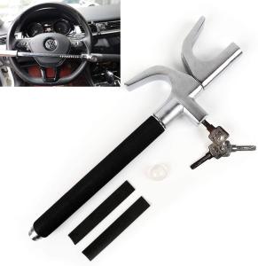 Wholesale Universal Car Steering Wheel Lock Adjustable With 3 Keys Safety Hammer from china suppliers