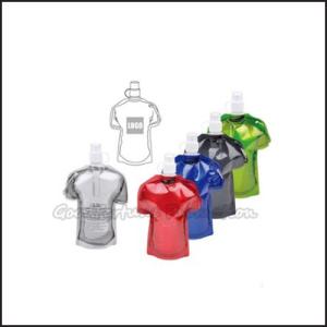 Wholesale Hot Sale Eco Portable promotional fold T shirt Shape water bottle cup drinkware gift from china suppliers