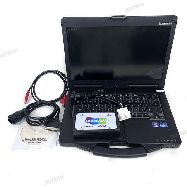 CF53 laptop for Doosan uVIM DMS-5 Forklift Excavator Construction Engine