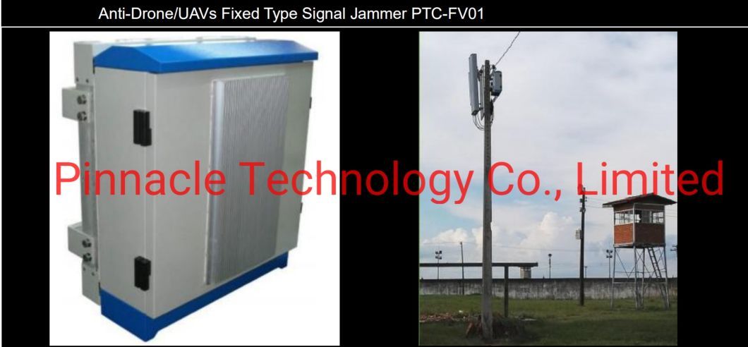 Outdoor Fixed Type Waterproof Anti-Drones Jamming System Uav Signal Jammer Drone Jammer