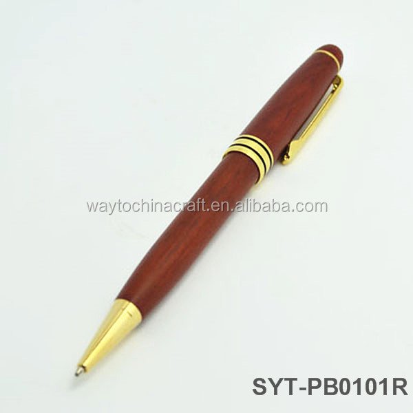 Eco-Friendly and Hign Quality Ballpoint Wooden Writing Pen for Gift