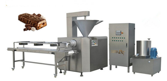 Siemens PLC Control Protein Bar Making Machine High Performance With 65L Hopper