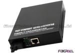 Standalone Single Mode Fiber Media Converter Internal Power Adapter 80Km