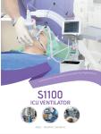 S1100 20 CmH2O-100 CmH2O Medical Ventilator Equipment Breathing Machine In ICU