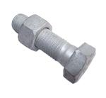 High Strength HDG Hex Bolts and Nuts Set for Heavy Duty Construction Length 20mm