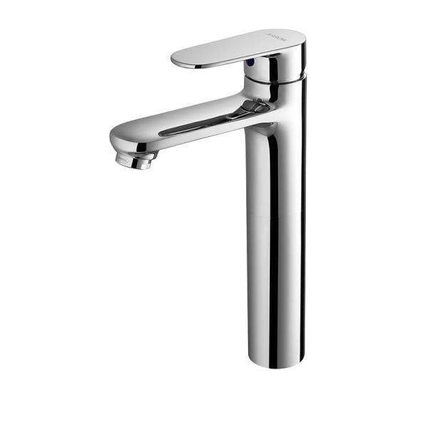 Washroom Basin Faucets Design Single Handle Water Tap Brass Body Counter Top