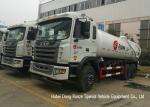 JAC LHD 4x2 10 Wheeler Sewage Suction Tanker Truck With Vacuum Pump 16m3