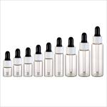 Transparent Glass Essence Oil Bottle Plastic Dropper Cap 5ml 7ml 8ml 10ml 12ml