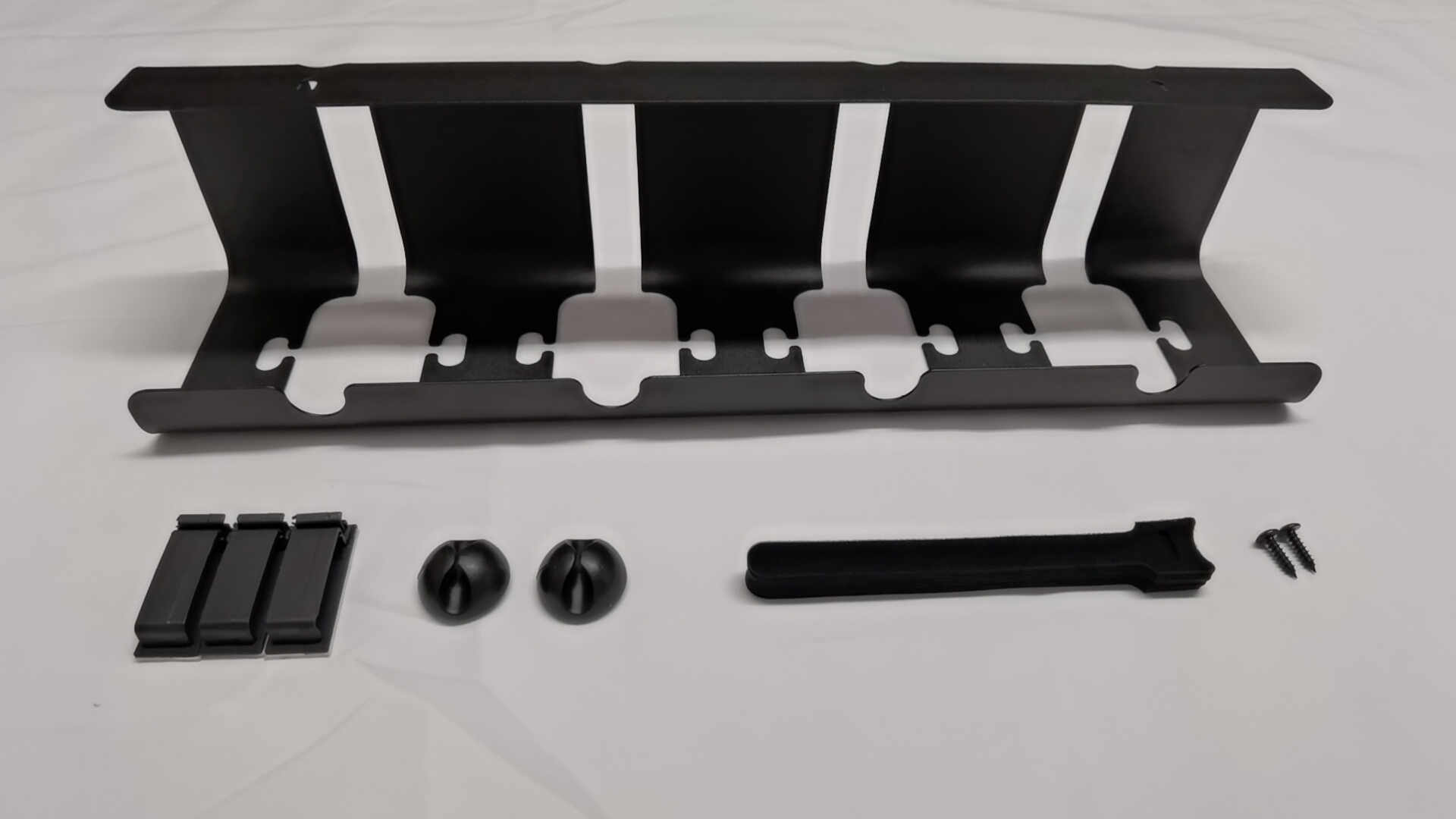 Under Desk Cable Management Tray Metal Cable Tray Basket for Living Room Computer Desk