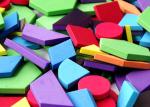 Magnetic Shapes Fridge Magnet Puzzle Non Toxic Water Resistance For Child