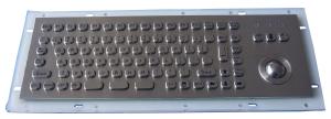 Wholesale Industrial Metal Kiosk Compact Keyboard with Ruggedized Trackball from china suppliers