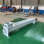 LS300 Stainless Steel Screw Conveyor With Cover Plate For Energy Saving Motor