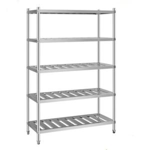 Wholesale Rust Proof Silver Metal Display Rack 60 Inches Long For Kitchen from china suppliers