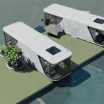 K7 Space Capsule Houseboat Galley Contemporary Design Fast Steel Sandwich Panel