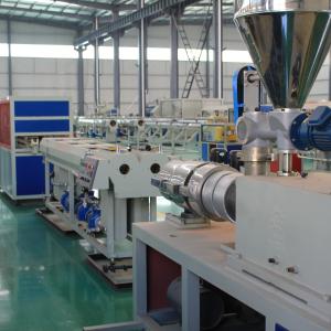 Wholesale High Speed PVC Dual Electricity Conduit Pipe Extrusion Production Line for 6000 KG from china suppliers