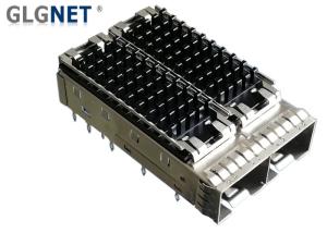 Wholesale Heat Sink 2 Ports Metal SFP Cage Connector 3.05 mm Press Fit Pin from china suppliers