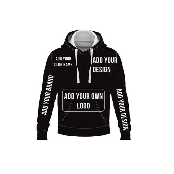 Custom Sportswear Sublimation Print Pit Crew Racing Men's Hoodies with V-neck