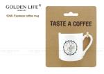 Straight Shape Espresso Coffee Mugs 90mL Capacity AB Grade D5.2xH5.4cm Size