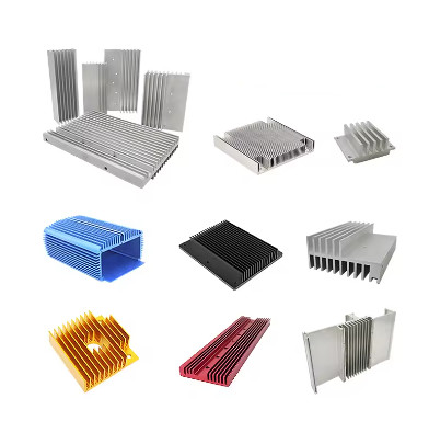 Custom Aluminum Heatsink 6063 Aluminium Heat Sink Extrusion 0.05mm Accuracy