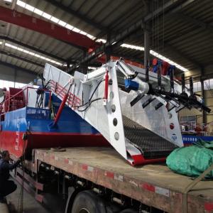 Wholesale 16h Battery Life Water Surface Cleaning Boat For Waterweed Harvesting At Affordable from china suppliers