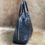 Authentic Exotic Crocodile Skin Women's Shell Purse Genuine Alligator Leather