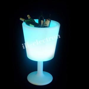 Wholesale Wireless Plastic LED Ice Bucket Cup Shape 16 Colors Change For Champagne from china suppliers