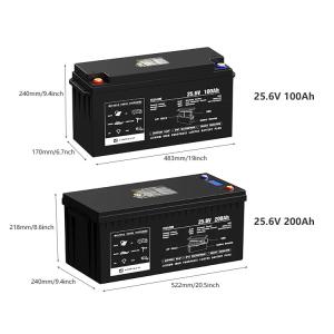 Wholesale 12v 24v 100ah 120ah 200ah 300ah Lifepo4 Bluetooth Iron Phosphate Battery Batterie 100 Kwh Lithium Pack With Bluetooth from china suppliers