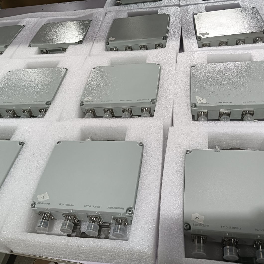 5g Mul Combiner Diplexer Triplexer Dual Band Combiner 1710-1880 1920-2170 2300-2400 2500-2700MHz with 4.3-10 Female
