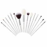 15.2cm 17.5cm Essential Makeup Brushes Set Dome Shaped Jessup Brush Set