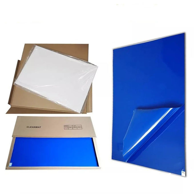 18'' Cleanroom Sticky Mats For Electronic Factory Adhesive Tacky Floor Mat