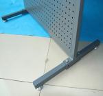 Heavy Duty Width 485mm Depth 485mm Pegboard Display Rack Double Face