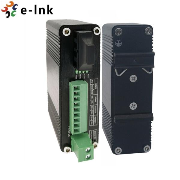 Industrial Serial RS232 RS485 RS422 Fiber SC Media Converter Modem Single Mode