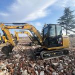 Used Caterpillar 305.5E2 Excavator 0.22m³ Bucket Capacity 34kw Rated Power 5.5