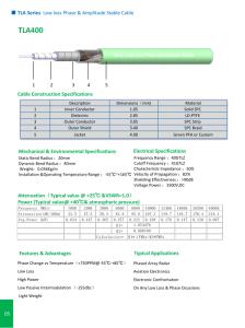 Wholesale TLA Series Low loss phase &amp;AmPlitude Stable cable from china suppliers
