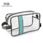 Custom Logo Waterproof Transparent PVC Cosmetic Bag