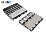 Integrated Interface SFP Cage Assembly 4 Ports Ganged SFP28 Cage