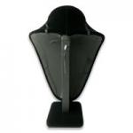 Hook Design Necklace Bust Display Stand With Medium Density Fiber Board Material